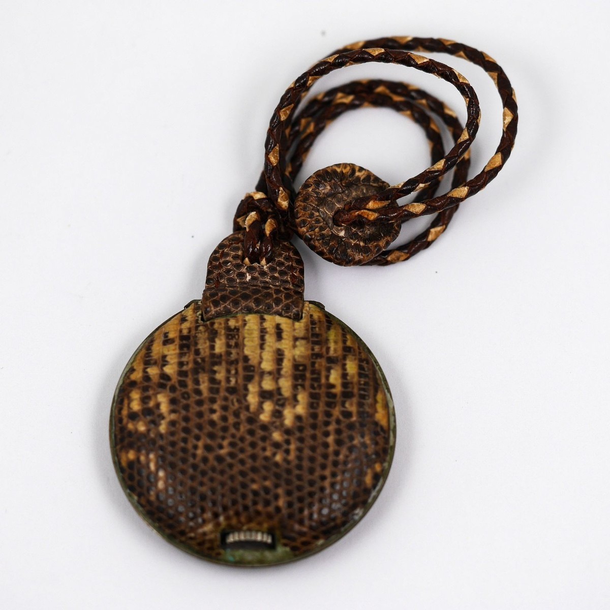 Working item Movado Chronometer snake skin SS 15 jewels pocket