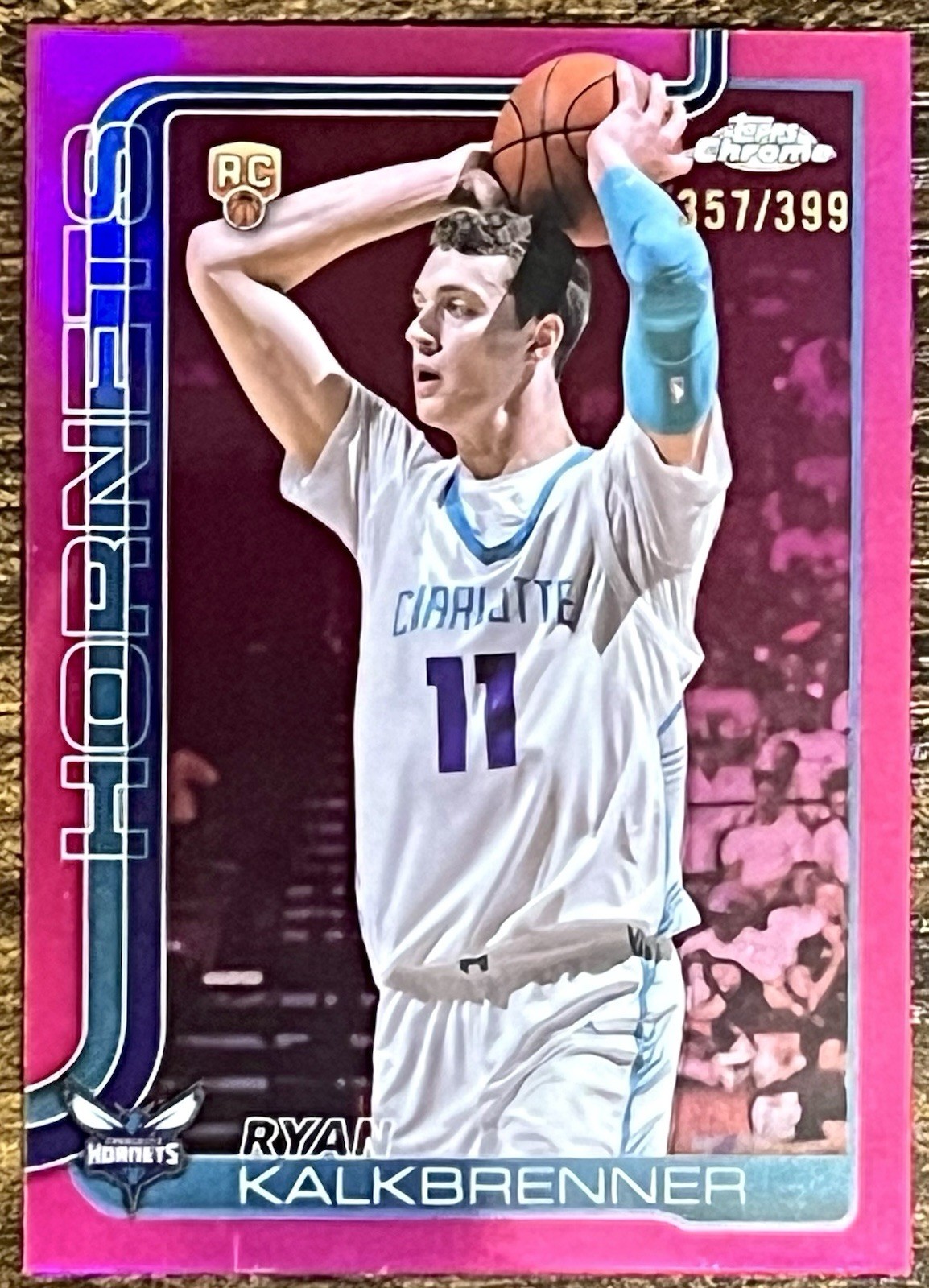 2025-26 Topps Chrome Magenta Refractor Ryan Kalkbrenner RC 357/399 #284