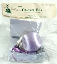 Cracker Box Golden Oldie Ornament Kit Christmas Purple River Haze NIP Vintage