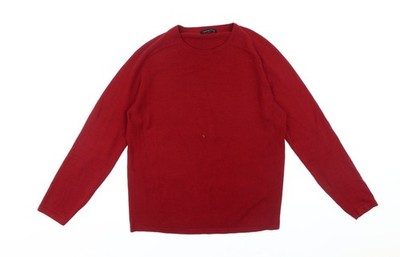 Roter Pullover Pulli Herren UK Größe M Hering Rot