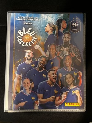 CLASSEUR EMPTY BINDER PANINI ADRENALYN FOOT BLEU COLLECTIF FFF NEUWERTIG NEU