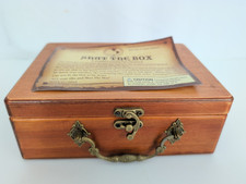 Shut The Box A Family Game Of Chance In Wooden Box Travel Dice