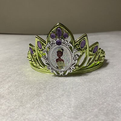 Disney The Princess & The Frog Tiana Tiara Green Bejeweled Fancy