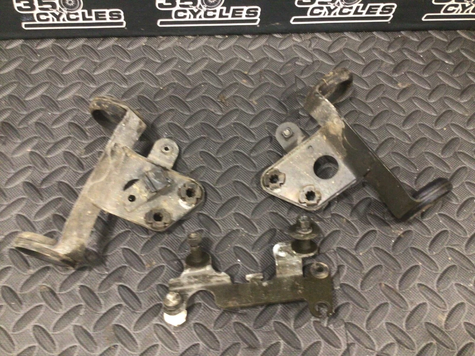 1990-1999 Suzuki DR250 DR350 DR 350 OEM garfo dianteiro orelhas farol medidor de montagem - Imagem 3 de 4