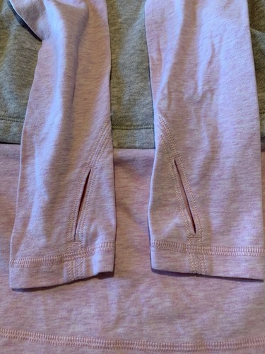 Size 8 Ivivva Pink Grey Sweatshirt Long Sleeve Top Sweater Hoodie - Picture 5 of 7