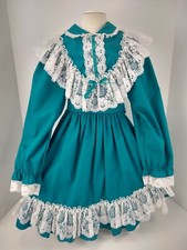 Vintage Lace Full Circle Lined Toddler Size 6x Girls Party Dress Pageant USA WOW