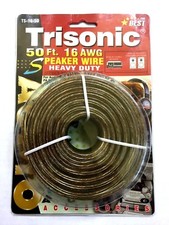 16 AWG 50 Foot Gauge Heavy Duty Speaker Wire Cable, 50ft. 50'