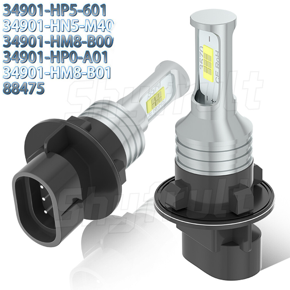 LED Headlight Bulb Kit For 2004-2006 Honda TRX350 Rancher ATV – 6000K White, 10000 Lumen