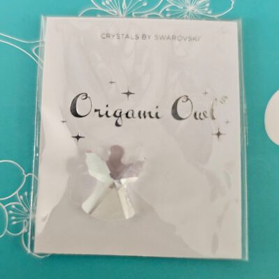 Origami Owl Angel Figurine Swarovski Crystal Charm ch3272