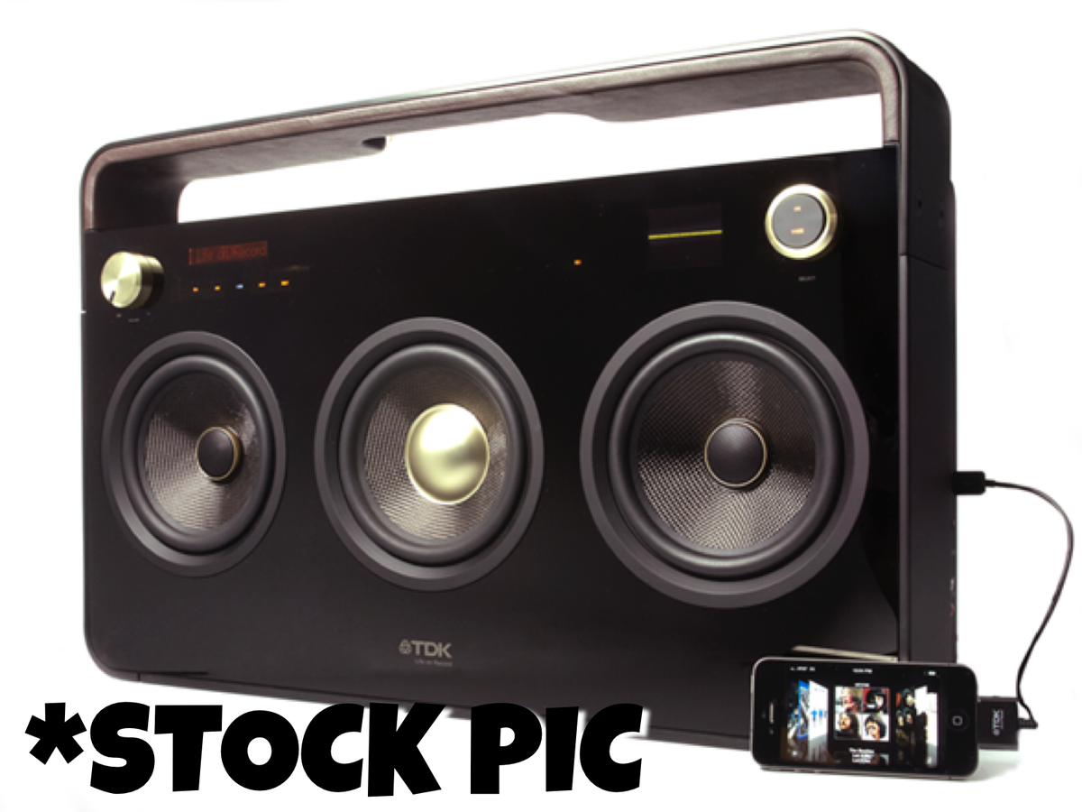 Rare New TDK 3 Speaker Boombox TP6803BLK Brand New Sealed in
