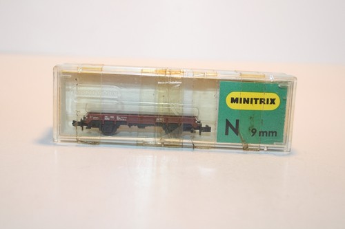 Trix 1:160 Güterwagen 51 3588 00 Niederbordwagen DB OVP Etikett Klebestreifen | Condition: Gebraucht