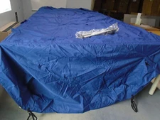 SUN TRACKER FISHIN BARGE 20 SIG PONTOON COVER (2015-16) BLUE 36241 - 27 BOAT