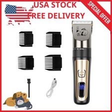 Pet Clippers Professional Heavy Duty Trimmer Thick Hair Dog Grooming Kit