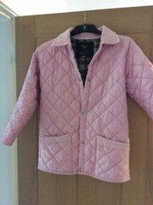 Nearly New Pink Quilted Jacket Size 32” Bust Campbell-cooper