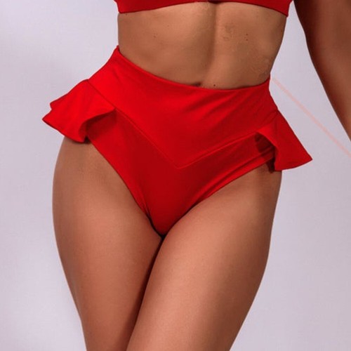 Womens Sexy Skort Gym Yoga High Waist Golf Tennis Ruffle Shorts Mini-Skirt Dress - Picture 7 of 24