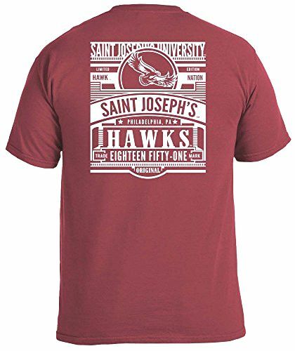 NCAA St. Joseph's Hawks Adult NCAA Limited Edition Comfort Color Small - Picture 2 of 2