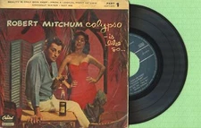 ROBERT MITCHUM / Calypso Is Like So / CAPITOL EAP 1-853 Pres Spain 1958 EP VG+