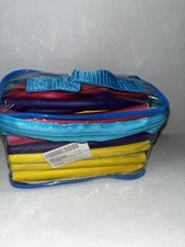 Tifara 7" Flexible Hair Curling Rods Rollers Curlers in Clear Zipper Case