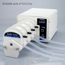 220V Industrial Peristaltic Pump BT600M with 4*YZ1515x Pump Head 0.015-2280ml/m