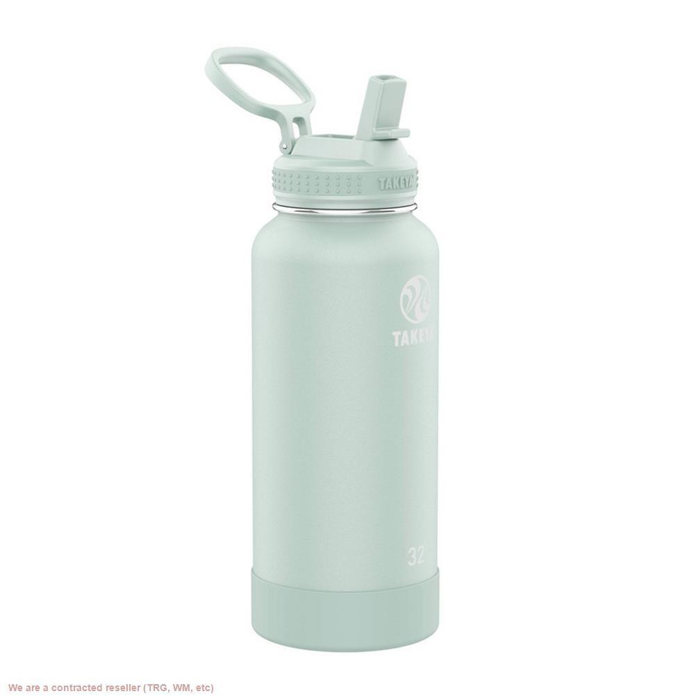 Изолированная бутылка для воды из нержавеющей стали Takeya Actives емкостью 32 унции - Свежая мята 3990₽