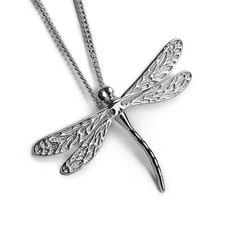 Dragonfly Necklace Pendant 925 Sterling Silver Jewellery