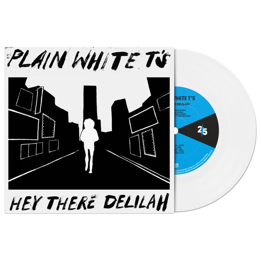 Plain White T's Hey There Delilah Exclusive White Colored 7" Vinyl