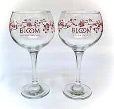 Bloom London Gin Glass x 2 - Limited Edition -Man Cave Bar Pub Birthday Gift Box