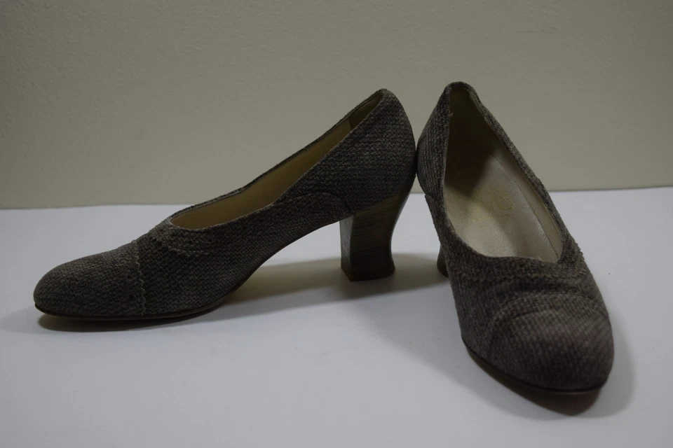 Женские туфли-лодочки Joan & David на каблуках с анималистическим принтом ручной работы в Италии 6,5 - Изображение 4 из 4