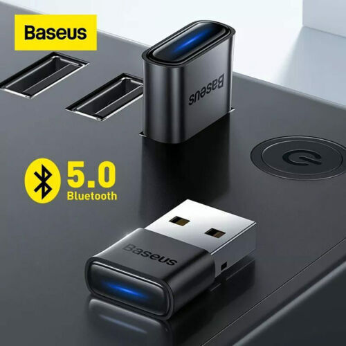 US STOCK Baseus USB Bluetooth 5.0 Wireless Stereo Audio Music Adapter Dongle - Zdjęcie 4 z 4