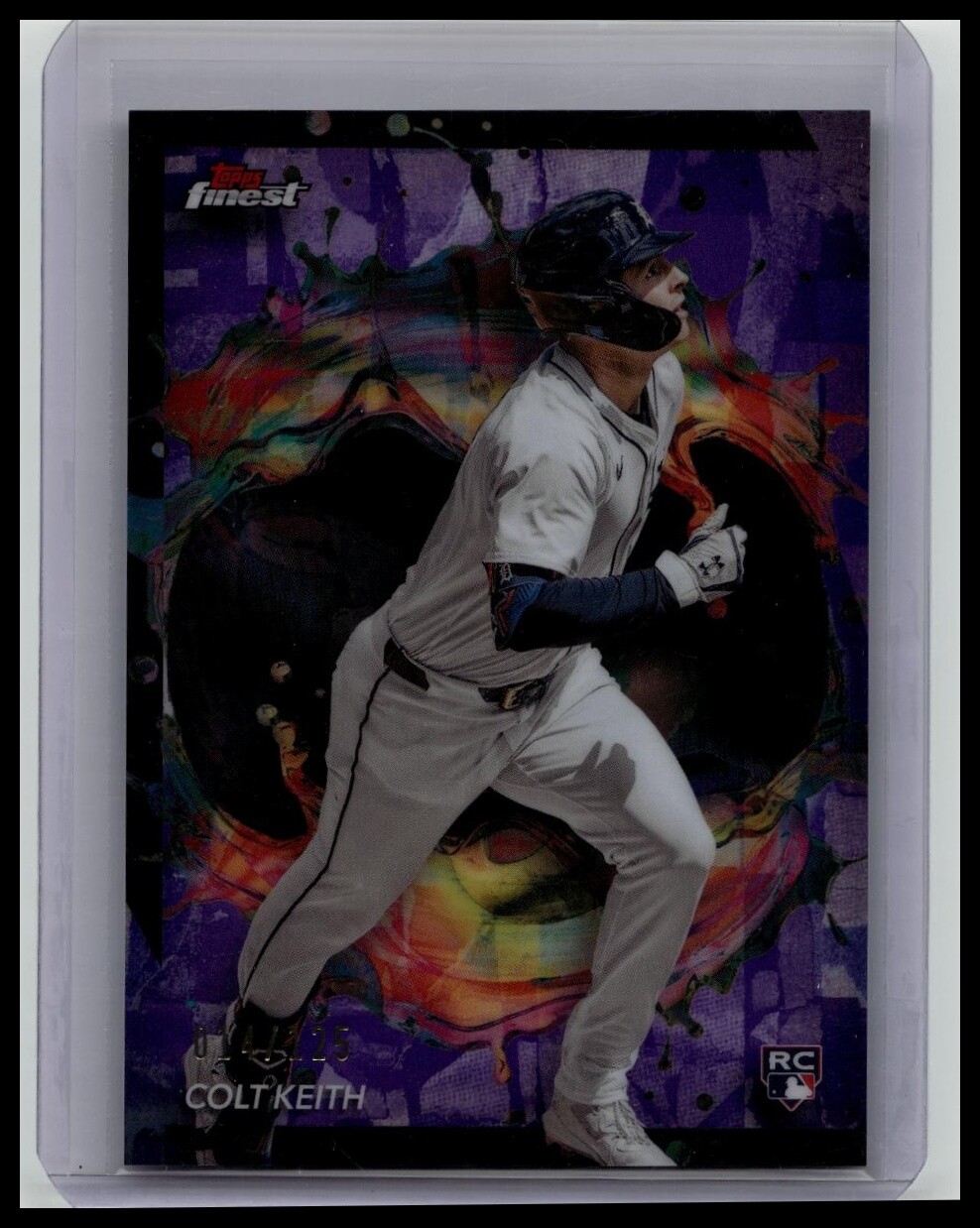 2024 Finest #208 Colt Keith Purple Refractor #/125
