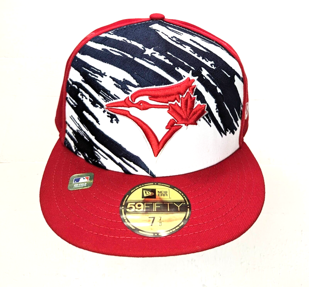 NEW ERA GAME別注 Blue Jays 7 1/2 New Era Toronto Blue Jays 4th of July 59FIFTY Fitted On-Field Hat