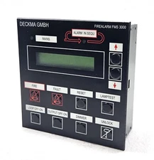 DECKMA GMBH FMS 3000 HT01-E6 FIREALARM OPERATOR DISPLAY UNIT