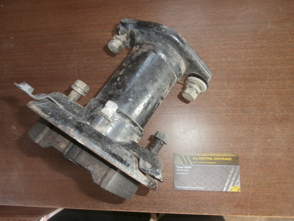 85 Kawasaki KLT110A KLT 110 Axle Housing Swingarm Carrier + Brake