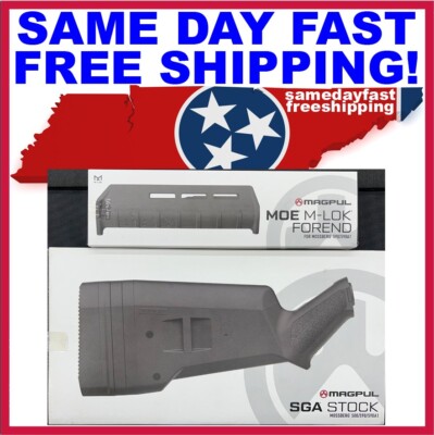 M-LOK Magpul For Mossberg 500/590 SGA Stock Forend Combo Black MAG490