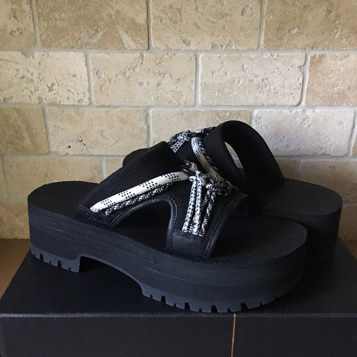 Black platform teva cheap
