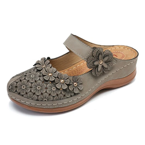 Damen Frauen Keilabsatz Sandalen Mode Slipper Hausschuhe Sommer Anti-Rutsch Freizeit - Bild 8 von 26