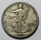 1917 S Reverse Walking Liberty Half Dollar M210