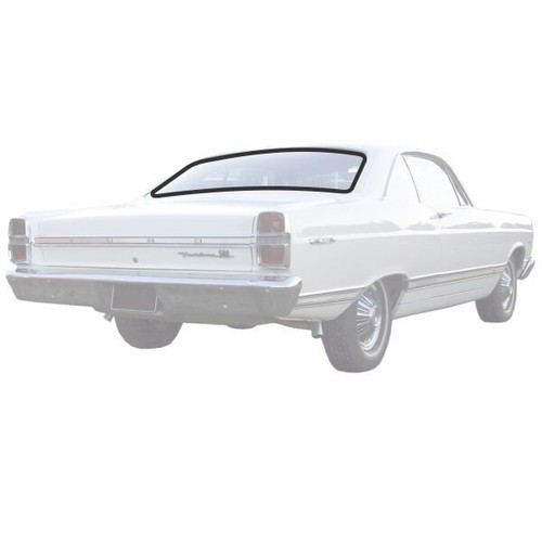 1966-1967 Ford Fairlane & Mercury Comet 2 door hardtop rear window seal, gasket - Picture 3 of 6