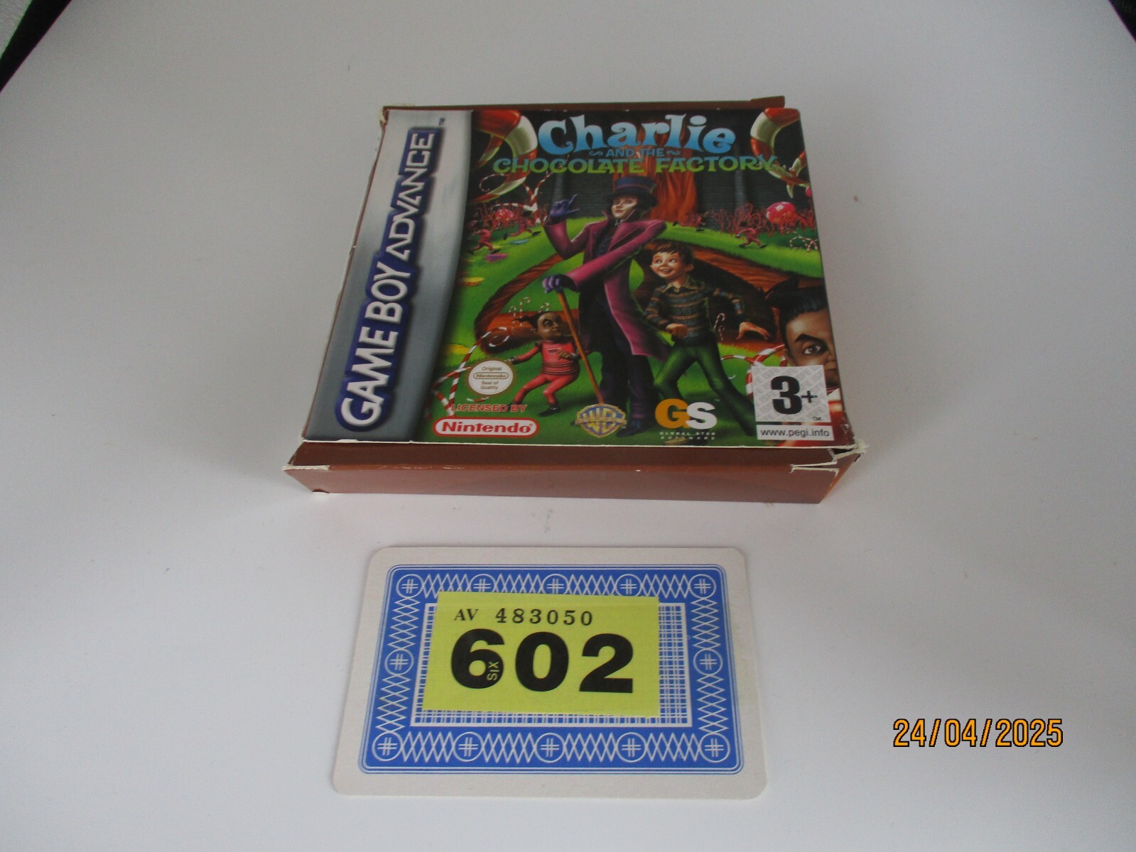 Charlie and the chocolate factory game boy advance game