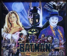 Data East BATMAN Pinball Cabinet إضاءة Mod أزرق