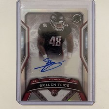 2024 Topps Resurgence Bralen Trice Rookie Signature Silver Static Auto #RRS-BT