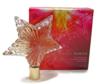 Avon RARE RUBIES EDP Perfume in Star Decanter 1.7oz 4.5'' H ~ NIB ~ NEXT DAY SHIP