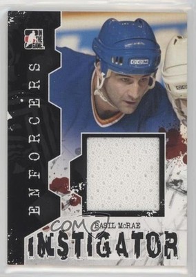 2011-12 ITG Enforcers Instigator Black /120 Basil McRae #I-37 n3t
