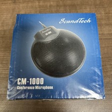 SoundTech CM-1000 3.5 mm Omni-Directional Conference Microphone, NEW