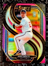 2025 Panini Select - John Smoltz - Premier Level - Pink And Purple Prizm - 2/199