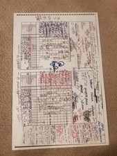 2016 CHICAGO CUBS WORLD SERIES  GAME 7 SCORE CARD