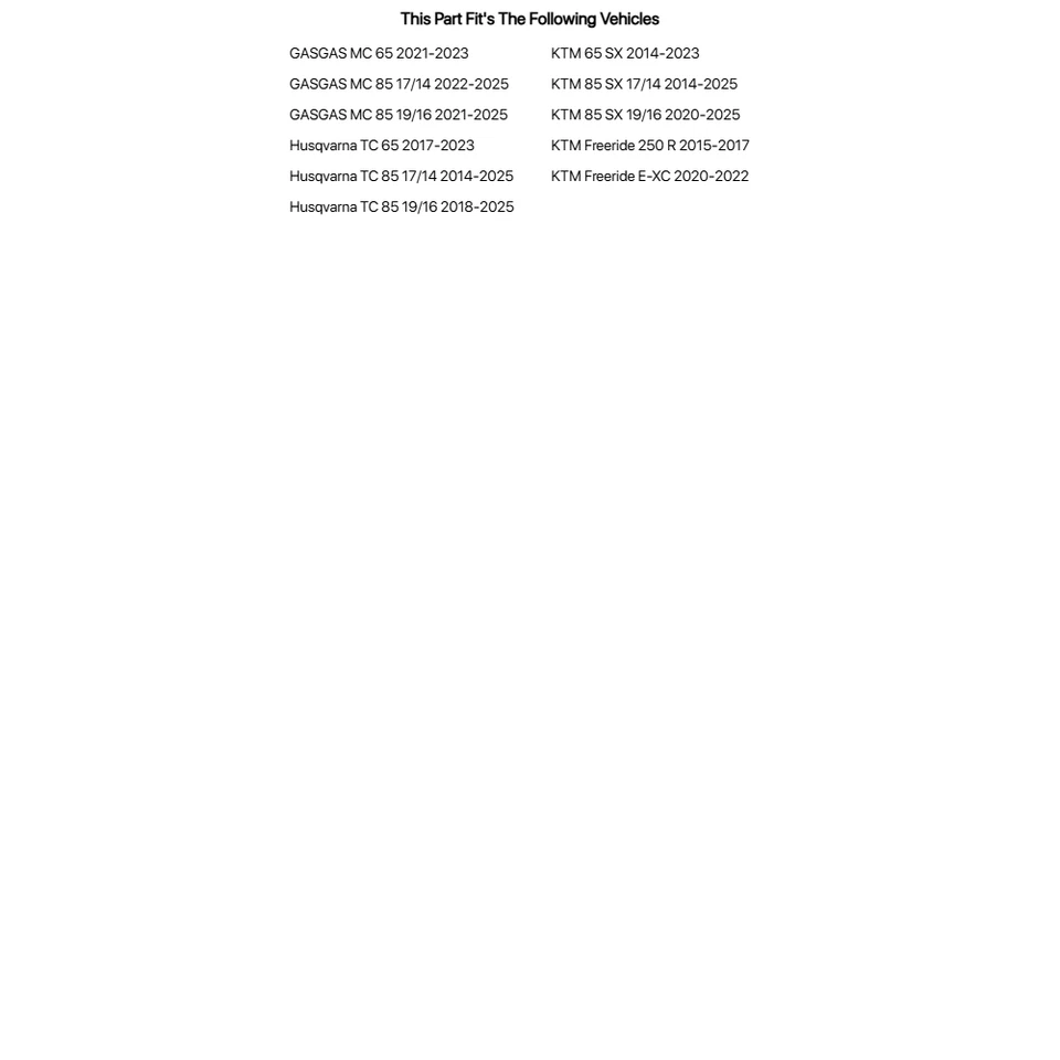 Palanca de freno Tusk pulida para KTM 85 SX 19/16 2020-2026 Foto 2 de 2