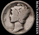 1920 Silver Mercury Dime - Scarce  Better Date  No Reserve  #i1595