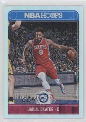 2017-18 Panini NBA Hoops Silver 198/199 Jahlil Okafor #7 y0i