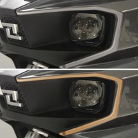 3D Harz Aufkleber FüR Kove 800X Schutz Rahmen Frontscheinwerfer Labelbike